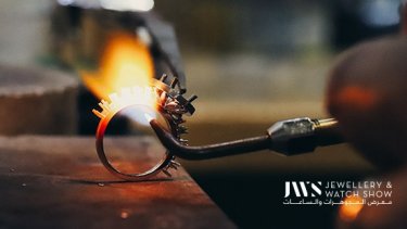 a ring treated with fire 