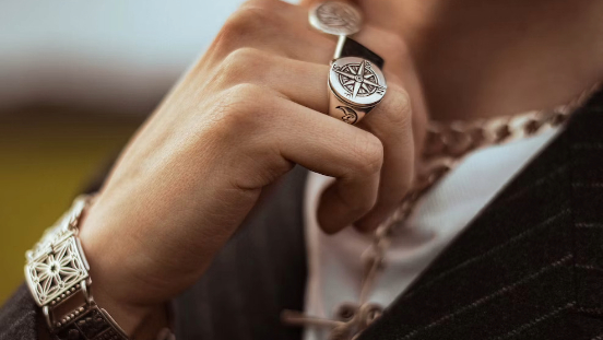 Mens on sale silver jewellery