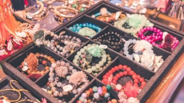 Colorful beaded accessories