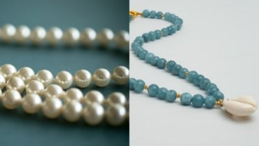 Pearl and shell accessories
