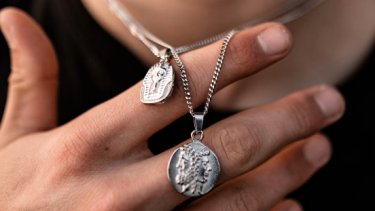 Silver necklaces