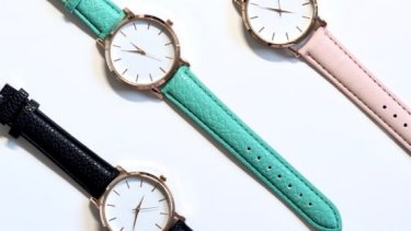 Three small wristwatches