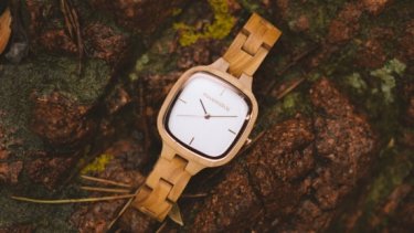 Watch made by wood