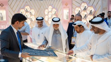 Nahyan bin Mubarak inaugurates 32nd Jewellery & Watch Show Abu Dhabi 2025