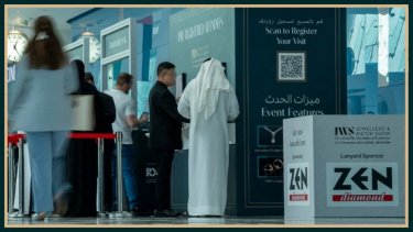 Show floor at JWS